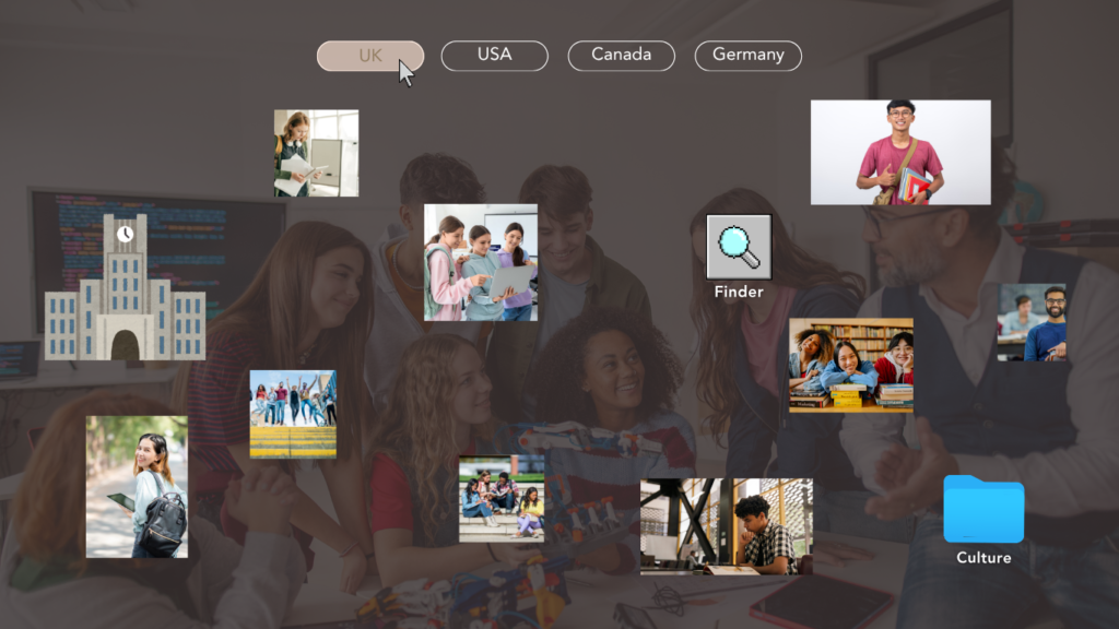 International students collaborating in a classroom, representing study abroad culture and global education experience