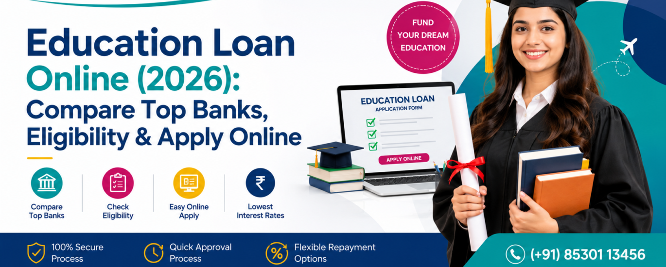 Education Loan Online - Powered by Hexafin Consultancy offering expert education loan guidance, documentation support, and online application assistance